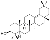 13(18)-齐墩果烯-3-醇结构式_508-04-3结构式