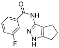 (9ci)-3-氟-n-(1,4,5,6-四氢-3-环戊并吡唑)-苯甲酰胺结构式_508230-01-1结构式