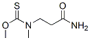 N<sup>3</sup>-(甲氧基硫代甲酰)-N<sup>3</sup>-甲基-beta-丙氨酰胺结构式_50836-85-6结构式