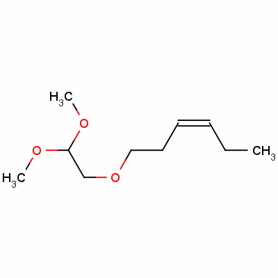 (Z)-1-(2,2-二甲氧基乙氧基)-3-己烯结构式_50876-87-4结构式