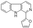 1-(2-呋喃基)-吡啶并(3,4-b)吲哚结构式_50892-81-4结构式