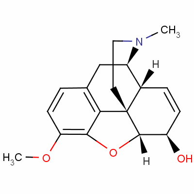 异可待因结构式_509-64-8结构式