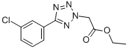 [5-(3-氯苯基)-四唑-2-基]-乙酸乙酯结构式_50907-47-6结构式