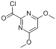 2-Pyrimidinecarbonyl chloride,4,6-dimethoxy-(9ci)Structure,509101-33-1Structure 2-Pyrimidinecarbonyl chloride,4,6-dimethoxy-(9ci) Structure,509101-33-1Structure