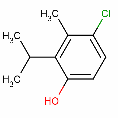 4-氯-2-异丙基间甲酚结构式_50992-43-3结构式