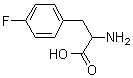 DL-4-氟苯丙氨酸结构式_51-65-0结构式