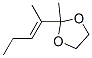 1,3-Dioxolane,2-methyl -2-(1-methyl -1-butenyl )-,(E)- (9CI) Structure