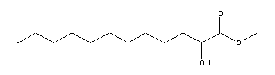 2-羟基十二烷酸甲酯结构式_51067-85-7结构式