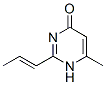 (9ci)-6-甲基-2-(1-丙烯基)-4(1H)-嘧啶酮结构式_51072-78-7结构式