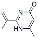 (9ci)-6-甲基-2-(1-甲基乙烯)-4(1H)-嘧啶酮结构式_51072-79-8结构式