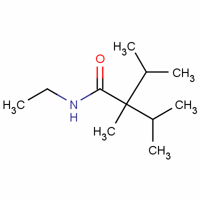 N-乙基-2-异丙基-2,3-二甲基丁酰胺结构式_51115-71-0结构式