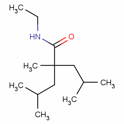 N-乙基-2-异丁基-2,4-二甲基戊酰胺结构式_51115-80-1结构式