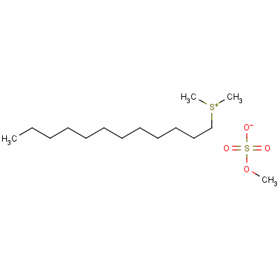 十二烷基-二甲基锍硫酸甲酯盐结构式_51186-33-5结构式