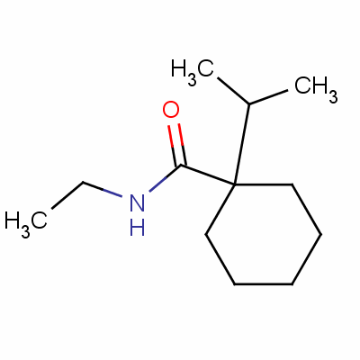 N-乙基-1-异丙基环己烷羧酰胺结构式_51200-95-4结构式