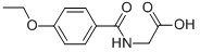 (4-乙氧基苯甲酰基氨基)-乙酸结构式_51220-52-1结构式