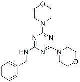 2,4-双吗啉-6-苄基氨基-1,3,5-三嗪结构式_51304-99-5结构式