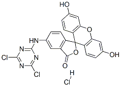 5-(4,6-二氯-1,3,5-三嗪-2-胺)荧光黄盐酸盐结构式_51306-35-5结构式