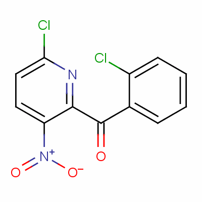 (6-氯-3-硝基-2-吡啶)(2-氯苯基)酮结构式_51386-59-5结构式