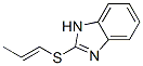 (e)-(9ci)-2-(1-丙烯基硫代)-1H-苯并咪唑结构式_51388-95-5结构式