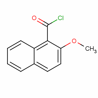 2-甲氧基萘-1-羰酰氯结构式_51439-58-8结构式