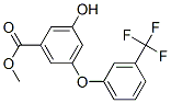 3-羟基-5-(3-三氟甲基-苯氧基)-苯甲酸甲酯结构式_514804-11-6结构式