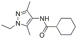 (9ci)-n-(1-乙基-3,5-二甲基-1H-吡唑-4-基)-环己烷羧酰胺结构式_514816-78-5结构式