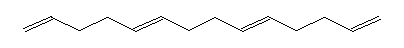 1,5,9,13-十四四烯结构式_51487-38-8结构式