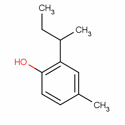 2-仲丁基-对甲酚结构式_51528-17-7结构式