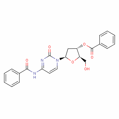 N4,3-o-二苯甲酰基-2-脱氧胞苷结构式_51549-49-6结构式