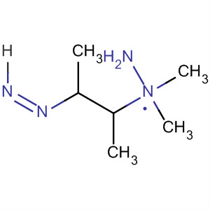 (E)-1-[1-(2,2-二甲基肼基)乙基]-2-乙基二氮烯结构式_51576-31-9结构式
