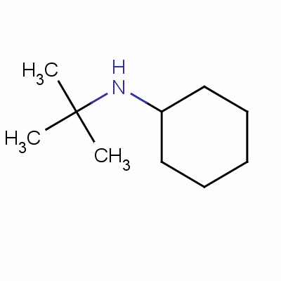 N-叔丁基环己基胺结构式_51609-06-4结构式