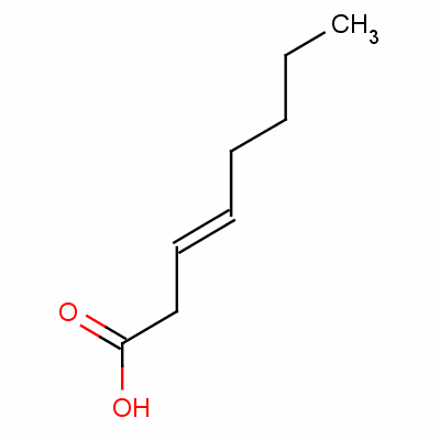 (E)-3-辛烯酸结构式_5163-67-7结构式