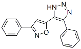 4-苯基-5-(3-苯基-5-异噁唑yl)-1H-1,2,3-噻唑结构式_51720-11-7结构式