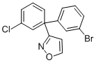 3-[(3-溴苯基)-5-氯苯基]异噁唑结构式_51726-14-8结构式