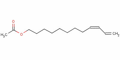 (Z)-十二碳-9,11-二烯基乙酸酯结构式_51760-35-1结构式