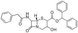 3-羟基-7-(苯基乙酰氨基)头孢烷-4-羧酸二苯甲基酯结构式_51762-51-7结构式