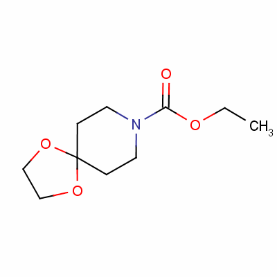 1,4-二噁-8-氮杂螺[4.5]癸烷-8-羧酸乙酯结构式_51787-77-0结构式