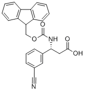 Fmoc-(r)-3-氨基-3-(3-氰基-苯基)-丙酸结构式_517905-91-8结构式