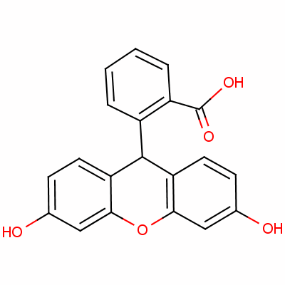 荧光素结构式_518-44-5结构式