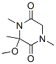 (9ci)-3-甲氧基-1,3,4-三甲基-2,5-哌嗪二酮结构式_519141-18-5结构式