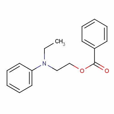 2-(乙基苯胺)乙基苯甲酸结构式_51920-03-7结构式