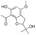(+)-7-Acetyl-2,3-dihydro-6-hydroxy-2-(1-hydroxy-1-methylethyl)-4-methoxybenzofuranStructure,52117-68-7Structure (+)-7-Acetyl-2,3-dihydro-6-hydroxy-2-(1-hydroxy-1-methylethyl)-4-methoxybenzofuran Structure,52117-68-7Structure