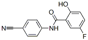 (9ci)-n-(4-氰基苯基)-5-氟-2-羟基-苯甲酰胺结构式_521272-34-4结构式
