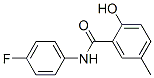 (9ci)-n-(4-氟苯基)-2-羟基-5-甲基-苯甲酰胺结构式_521272-36-6结构式