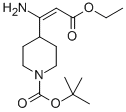 4-(1-氨基-3-乙氧基-3-氧代-1-丙烯)哌啶-1-羧酸-(E)-叔丁酯结构式_521302-69-2结构式