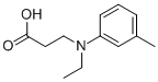 n-乙基-n-(3-甲基苯基)-B-丙氨酸结构式_52204-10-1结构式