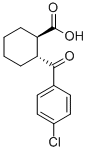 反式-2-(p-氯苯甲酰基)-1-环己烷羧酸结构式_52240-19-4结构式