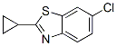 (9ci)-6-氯-2-环丙基-苯并噻唑结构式_52260-26-1结构式