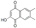 (9ci)-2-羟基-6,7-二甲基-1,4-萘二酮结构式_52280-69-0结构式