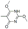 (9ci)-2,6-二甲氧基-5-甲基-4(1H)-嘧啶酮结构式_52280-99-6结构式